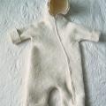 White suit newborn baby - Other clothing - felting