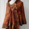 Auksiukas - Velta mantle. - Wraps & cloaks - felting