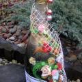 Draped bottle - Decorated bottles - making