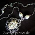 Pearl necklace - Necklace - beadwork