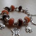 Pandora style bracelet - Bracelets - beadwork