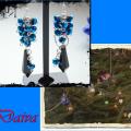 Blues Blues - Earrings - beadwork