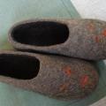 Frost on orphans. - Shoes & slippers - felting