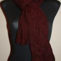 Burgundy scarf - Scarves & shawls - knitwork