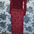 Crocheted long dress - Dresses - needlework