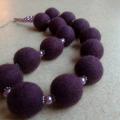 Purple Verin - Necklaces - felting