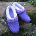 colored birds - Shoes & slippers - felting