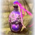 Purple Nights - Decorated bottles - making