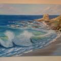 Seascape - Oil painting - drawing
