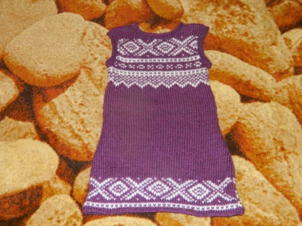 warm motley dress - Dresses