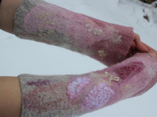 Felted wristlets Rozines - Wristlets