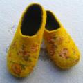 " summer " - Shoes & slippers - felting