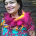 Play of colors - Wraps & cloaks - felting