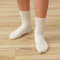 Cozy white socks (No.3) - Socks - knitwork