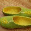 Spring Awakens - Shoes & slippers - felting