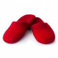 Red slippers - Shoes & slippers - felting