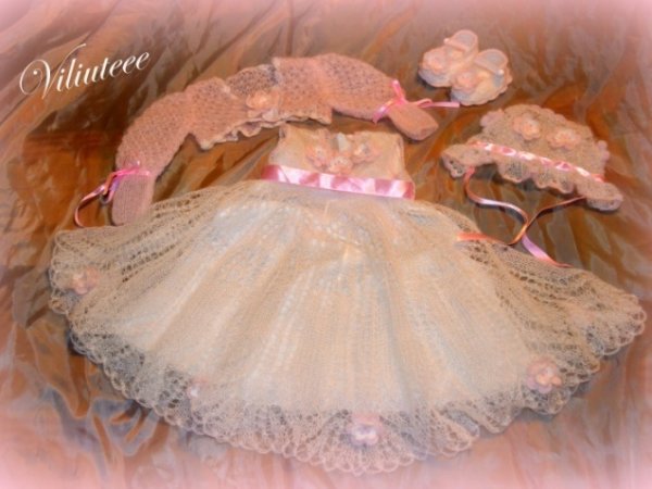 knitted christening robes 2