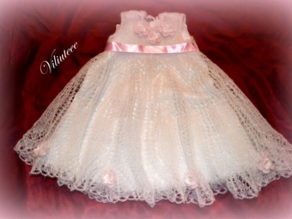 knitted christening robes 3