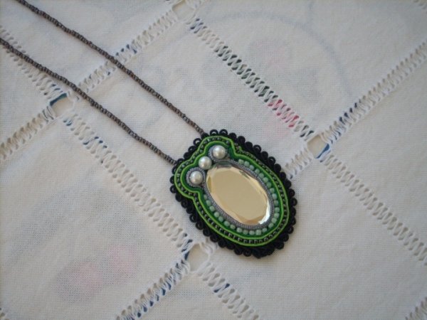 Pendants " Herb " - Soutache