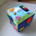 Developmental cube - Dolls & toys - sewing