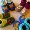 kiddie tapkiukai - Shoes & slippers - felting