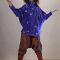 Felt her pants " Jeanne " dark & ​​quot; - Pants & shorts - felting