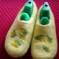 lemon - Shoes & slippers - felting