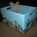 Box for toys - Decoupage - making