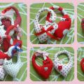 Hearts - cats - Dolls & toys - sewing