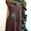 brown-green - Wraps & cloaks - felting