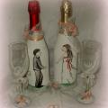 Free love - Decorated bottles - making