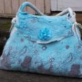 Sky-blue - Handbags & wallets - felting