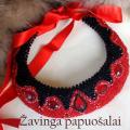 Red necklaces - Necklace - beadwork