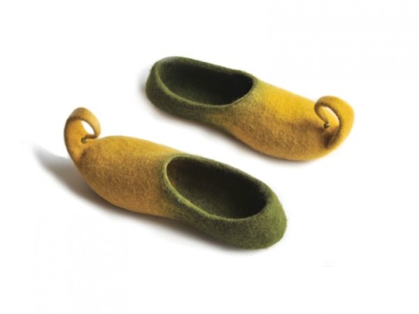 Veltos šlepetės/ Felted slippers Mukas 2