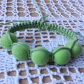 Green Pooh - Bracelets - beadwork