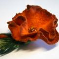 " Tagete " - Brooches - felting