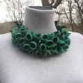 Emerald - Necklaces - felting