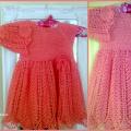 Linen crocheted dress and kepuryte ... - Dresses - needlework