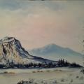 Winter Landscapes - Oil painting - drawing