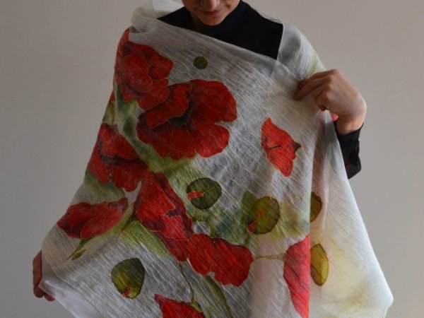 Poppy meadow - Wraps & cloaks