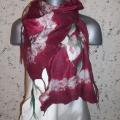 Merino wool + silk - Scarves & shawls - felting
