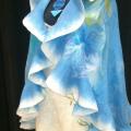 Blue robe - Wraps & cloaks - felting