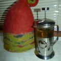 Tea cap - Accessories - felting