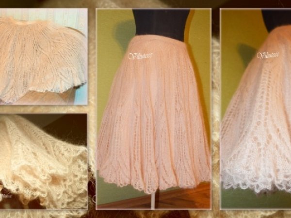 Knitted skirt - Skirts