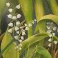pearls Spring-50x25 - Oil painting - drawing