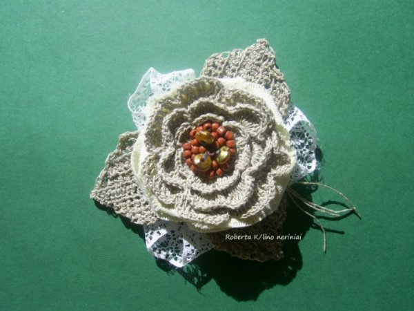 Brooch " rose " - Brooches