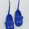 Blue pelytes - Shoes & slippers - felting