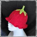 Cap " Strawberry " - Hats  - needlework