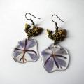 Auskariukai " Fish " - Earrings - beadwork