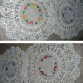 Multicolored circles. 3vnt. - Tablecloths & napkins - needlework